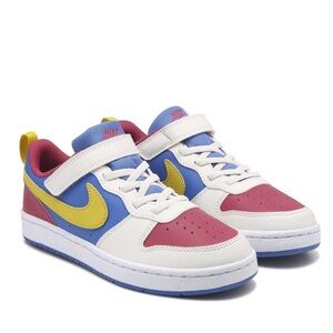 Nike Kids' Court Borough Recraft Low Top Sneaker Little Kid 1Y